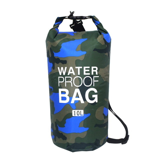 Mochila Impermeable Eigraketly 2L-30L Camuflaje Azul 19x55cm