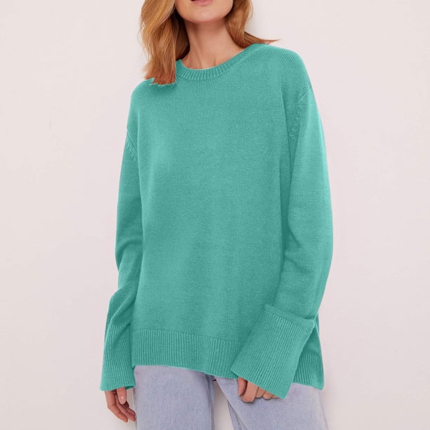 Puntoco Suéter Moda Mujer Ropa Casual Manga Larga Cuello Redondo Suéter Navidad Liquidación Puntoco Puntoco-559