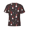 thumbnail image 6 of Qekee Cute Christmas Gnomes Classic Fit T-Shirt Men's Shirt Men's Tight Short Sleeves for Exercise, Running, Mountaineering - Cute Christmas Gnomes, 6 of 9
