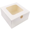 thumbnail image 3 of Caja de pastelería, embalaje para postres, tartas, cartón blanco, caja de cartón Kraft, 3 of 5