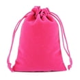 thumbnail image 1 of Cateissary 100 piezas de bolsas de terciopelo para joyas, organizador a prueba de polvo, aperitivos, recuerdos de fiesta, bolsa de regalo, funda Almacenamiento y organización del hogar Rosa roja, 1 of 6