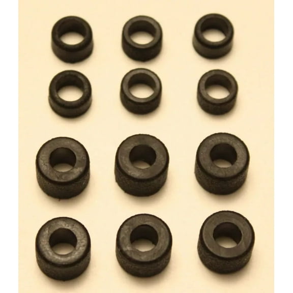 6 Rear   6 Front Tires for Tyco 440x2 Mattel HPX2 Tyco 440 Slot Cars 12 Tires