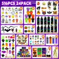 thumbnail image 2 of Regalos de papelería WESAYEE 516 unidades, paquete de 24 unidades para niños, Halloween, 2 of 9