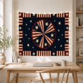 thumbnail image 5 of Quilt Medallion with Starburst, Nostalgic Rustic Style for Americana Decor Lovers, Americana Wall Decor, Fourth of July Gift, Tapestry Wall Hanging for Bedroom and Living Room, 5 of 7