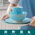 thumbnail image 3 of vancasso, Series Natsuki, 16-Piece Porcelain Dinnerware Set, Multicolour Dinner Set, Service for 4, 3 of 7