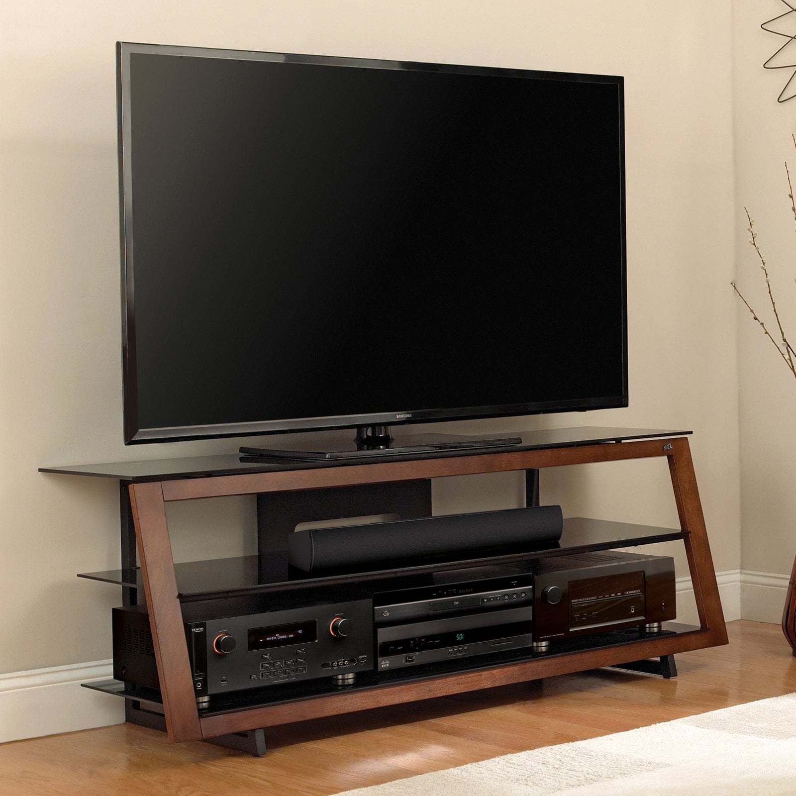 Bello 60 In Tv Stand Medium Espresso Com Tv Stand Medium Espresso Com