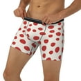 thumbnail image 3 of Disketp Abstract Red Polka Dot Men's Boxer Briefs Men’s Underwear Boxer Briefs for Men, 3 of 7
