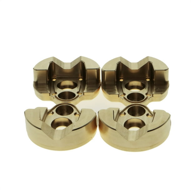 Modelos de cobertura de engranajes de contrapeso Latón Metal Knuckle Conducción Vivienda Pesos Simulación 1/10 RC Piezas de automóviles de escalada 2pcs Inevent FN001143-00