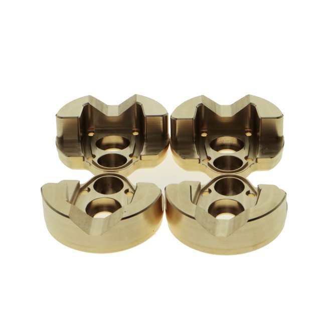 Modelos de cobertura de engranajes de contrapeso Latón Metal Knuckle Conducción Vivienda Pesos Simulación 1/10 RC Piezas de automóviles de escalada 2pcs Advancent FN001143-00