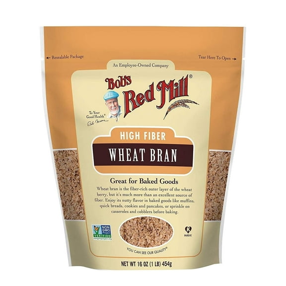 Bob's Red Mill Wheat Bran 16 oz Pack of 4
