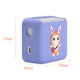 thumbnail image 4 of Funda Silicona Antipérdida Con Cordón para Yoto Mini Player() Púrpura, 4 of 4