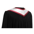 thumbnail image 4 of Endea Graduation White/Red Plain Graduation Stole with Trim Color  Classic End, 4 of 9