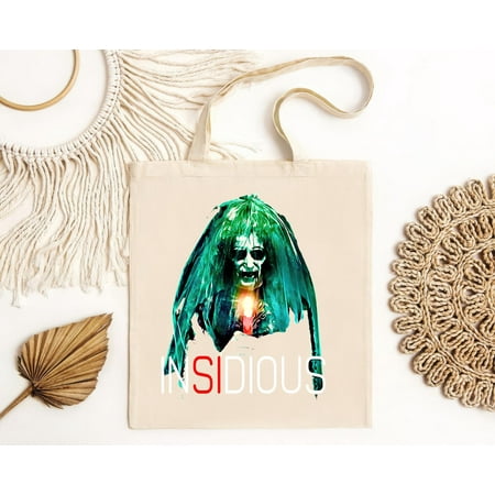 vintage Insidious Tote Bag  Horror Fan Graphic   Gift For Her  Gift for Him  Movie Nostalgia Clothing  Holiday Gift  Movie Fan-TH41731