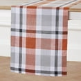 thumbnail image 6 of Solino Home Pure Linen Cinnamon Plaid Table Runner 14 x 90 Inch for Dining - New Year – Fall Buffalo Check, 6 of 6