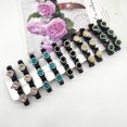 thumbnail image 2 of Sparkling Crystal Stone Braided Hair Clips,Double Bangs Hair Clips Braided Hairpins, Braided Hair Clip with Rhinestones, Side Bangs Hair Clips,Hair Styling for Women, 2 of 5