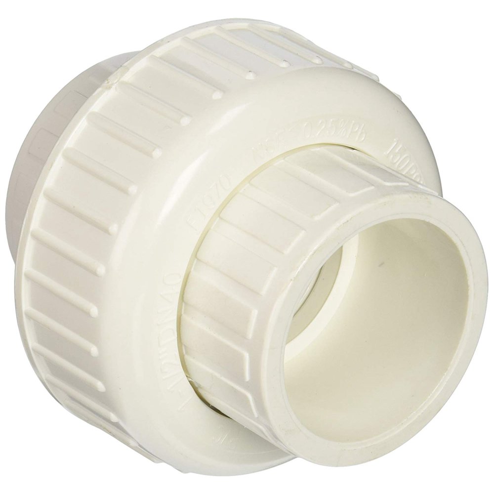 Industries 164637HC 11/2" SXS PVC UNION, 11/2Inch, Mueller PVC