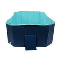 thumbnail image 1 of Foldable Pool, Non Inflatable Thickened Swimming Pool Anti Wear PVC for Outdoor Backyard Kids Dogs, 1 of 7