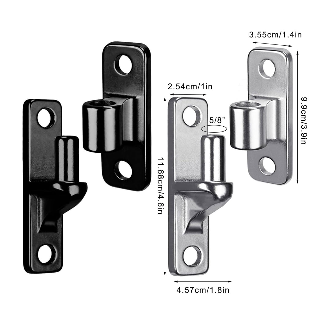 PatungKu Heavy Duty 304 Steel Gate Hinges Wall Mount Door Hinges Smooth Surfaces Door Hinges set for Wooden Fence & Farm gate