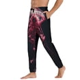 thumbnail image 3 of Kdxio Mesmerizing Pink Jellyfish Pattern Joggers,Sweatpants for Men with Pockets-Large, 3 of 5
