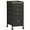 Retro Color And Black Cloth, variant on Luku Mobile Filing Cabinet Rolling Printer Stand Fits A4 or Letter Size, Fabric Vertical File Cabinet with Wheels, Storage Cabinet for Home Office