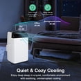 thumbnail image 2 of Mohavair 14,000 BTU Portable Air Conditioner with 5-in-1 WiFi Smart AC Unit 450 Sq.Ft Auto-Evaporating Cooling Dehumidifier Fan 24H Timer Sleep Mode Remote Control for Living Room Bedroom, 2 of 11