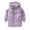 Purple, variant on yocbz Girls Fleece Jacket Hooded Puffer Jacket for Girls Packable Alternative Warm Coat Outerwear for Kids Winter Blue,Size for 9-10 Years