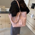 thumbnail image 4 of Bolso Hombro para Mujer Mano Informal Gran Capacidad A La PU Hobo Elegante, 4 of 9