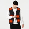 thumbnail image 4 of Teissuly Heated Waistcoat For Men Women, Unisex Winter Hooded Heated Outerwear For Men Women, Lightweight USB Electric Heated Clothing Waistcoat With 3 Heating Level Teissuly WER202312146197, 4 of 9