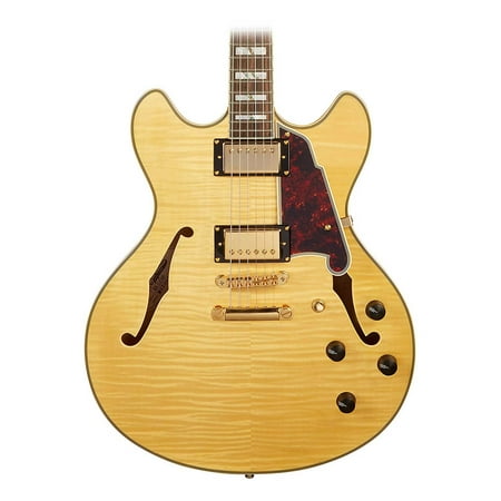 D'Angelico Excel DC Semi-Hollow Electric Guitar - Natural