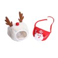 thumbnail image 2 of Xihbxyly Gorro Navideño para Perro, Babero de Reno con Correa Ajustable, Material Suave y Cómodo, Bonito Diseño de Árbol, Accesorio Festivo para Mascotas, Ideal para Navidad, Tamaño Pequeño, Incluye, 2 of 5