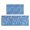 Blue Paisley Pattern, variant on Blue Pioneer Flower and Leaf Pattern Kitchen Rugs Sets Of 2,Anti Fatigue Kitchen Mat Rugs Non Slip Washable,Decorative Kitchen Floor Mats for Kitchen,Sink,Laundry,17"x30" 17"x47"