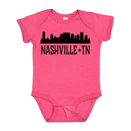 

Inktastic Nashville Tennessee City Skyline Gift Baby Boy or Baby Girl Bodysuit