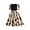Black, variant on MIXUE Toddler Girls Casual Dresses Kids Summer Striped Print Knit Crew Neck Short Sleeve A Line Casual Maxi Dress Beachwear,Black,9-10 Years