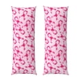 thumbnail image 1 of Fotbe Breast Cancer Ribbons Awareness Funda para Almohada Corporal con Diseño, Funda de Microfibra Ultrasuave de 20x54 Pulgadas, Ropa de Cama Elegante, 1 of 7