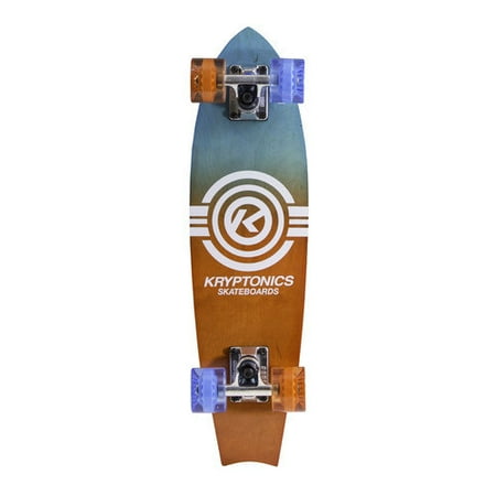 Bravo Sports Kryptonics Fishtail Cruiser 24'' Complete Skateboard
