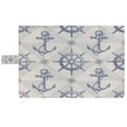 thumbnail image 3 of PKQWTM Ship Steering Wheel And Anchor Book Cover Book Protector Book Sleeve Book Pouch Book Bag 6x9 inch, 3 of 4