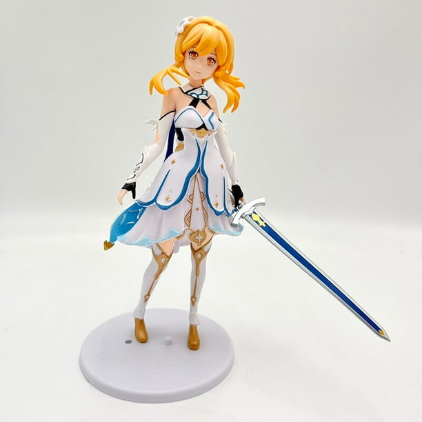 Genshin Impact NAerda Anime Figure, Venti Action Figure, Qiqi, Klee Figurine, Collection Model Butter Toys, 17cm18 cm sin caja al por menor11 zhangyuxiang unisex