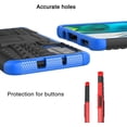 thumbnail image 5 of Tyre Pattern Design Case for Motorola Moto G52/G82 with Kickstand, Heavy Duty Shockproof TPU+PC Material Double Layer Protection Phone Case for Motorola Moto G82/G52 XC Black, 5 of 11