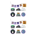 thumbnail image 2 of Matsuzay Fantasmas Calabaza Gato Adornos Artesanías de escritorio de moda para Halloween Decoración del hogar Ligero púrpura púrpura 2Conjunto, 2 of 6