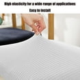 thumbnail image 4 of Yonrjhukm Soft Stretch Spandex Chair Slipcovers, Washable Removable Cushion Covers for Office, Dining Room, Bar, Wedding Chairs, Non-Wrinkle, Protective Seat Covers, 4 of 6