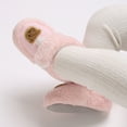 thumbnail image 6 of Infant Baby Fleece Booties Non-Skid On Slipper Winter Warm Soft Shoes Infant Round Toe Ankle Boots Crib Shoes, 6 of 9