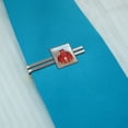 thumbnail image 2 of Sweet Hermit Crab Square Tie Bar Clip Clasp Tack- Silver or Gold, 2 of 4