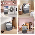 thumbnail image 2 of Cestas Grandes para la Colada, Impermeables, de Pie, de 75 L, Plegables y Altas con Asas., 2 of 5