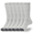 6 Pair Gray, variant on WANDER Men's Cushion Crew Socks 6-Pack Running Socks Men Cotton Athletic Sport Work Shoes White 8-13