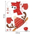 thumbnail image 3 of Christmas Wall Stickers Self-adhesive Christmas Snowman Refrigerator Sticker Cartoon Children's Room Door Sticker, 3 of 5