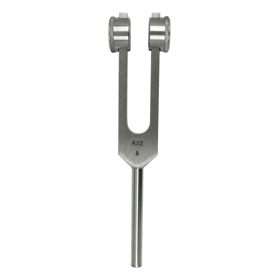 432 Hz Tuning Fork Weighted