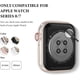 thumbnail image 4 of [4 Pack] Compatible for Apple Watch Case Series 8 7 41mm [NO Screen Protector], All-Around Protective PC Hard Bumper Cover Face for iWatch Series 8 7 41mm (Black/Clear/White/Pink, 41mm), 4 of 5