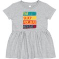 thumbnail image 3 of Inktastic Eat Sleep Pickleball Repeat Girls Baby Dress, 3 of 5