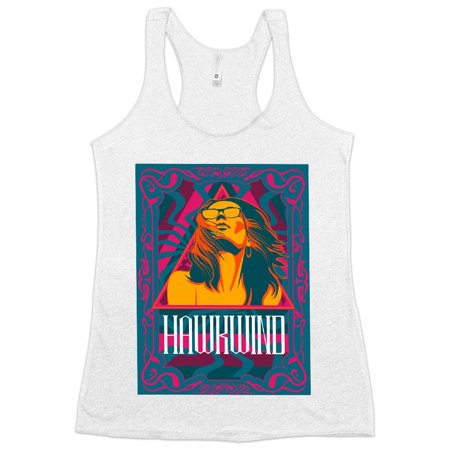 

Women s Racerback Hawkwind Tank - Vintage Hawkwind Band