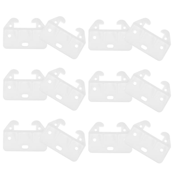 12 topes antideslizantes para cajones, kits de reparación de fondo de cajón, parachoques para muebles, tornillos incluidos.